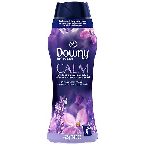 Downy Infusions In-Wash Booster Beads Calm, Lavender and Vanilla Bean - 14.8 OZ
