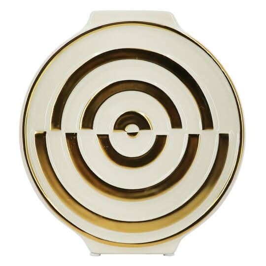 Jonathan Adler X Michaels 7" Circular Optical Illusion Ceramic Vase