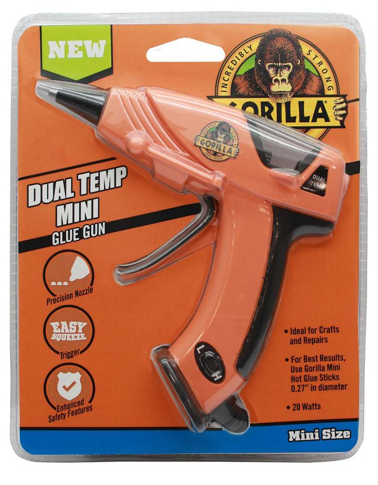 Gorilla Dual Temp Mini Hot Glue Gun (50 g)