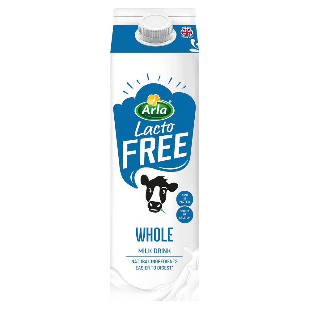 Arla Lactofree Fresh Whole Milk Drink 1 Litre