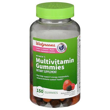 Walgreens Womens Multivitamin Gummies, Blackberry-Raspberry-Strawberry (150 ct)