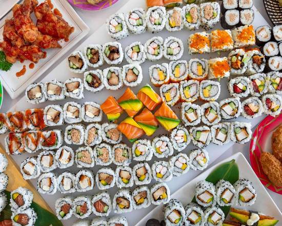 Sushi Plate Set, Iga Finish