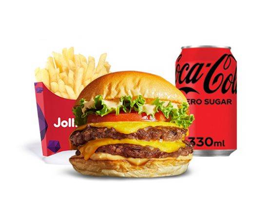 Jolliburger with Tomato, Lettuce & Cheese Meal