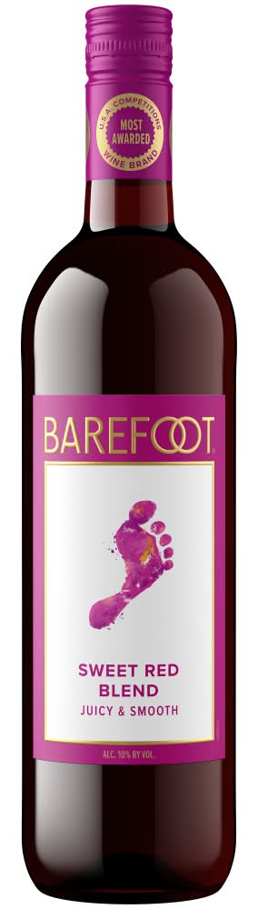 Barefoot Wine Sweet & Smooth Blend Red Wine (750 ml)