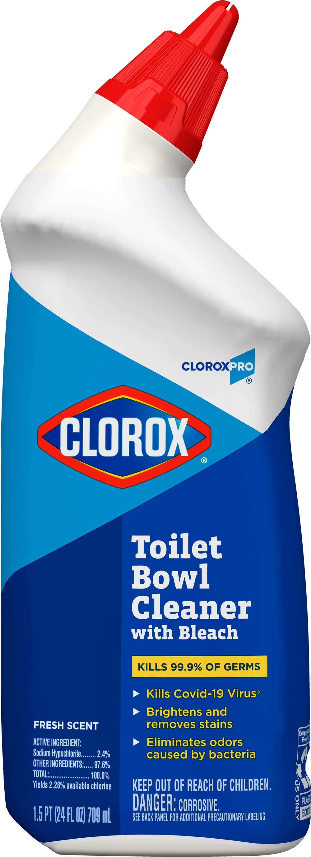 Clorox Fresh Scent Toilet Bowl Cleaner With Bleach (24 fl oz)
