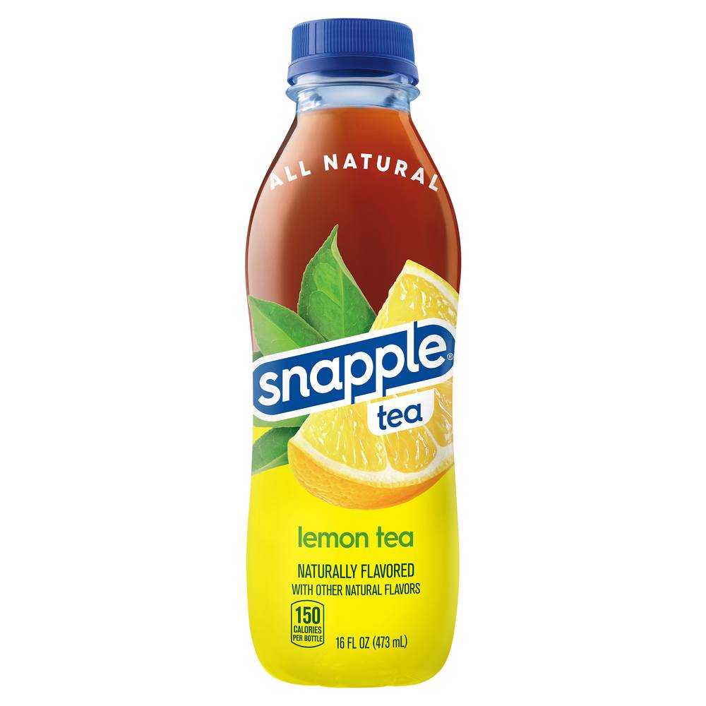 Snapple All Natural Tea, Lemon (16 fl oz)