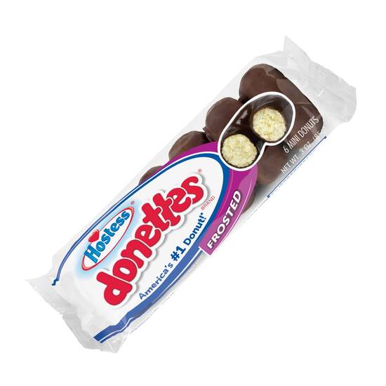 Hostess Donettes Chocolate Frosted Mini Donuts 6ct