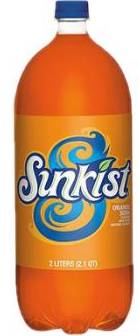 Sunkist - Orange Soda - 8/2L plastic bottles (1X6|Case of 1)