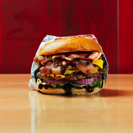 Barbeque Bacon Double Cheeseburger