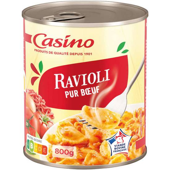 CASINO - Ravioli pur bœuf - 800g