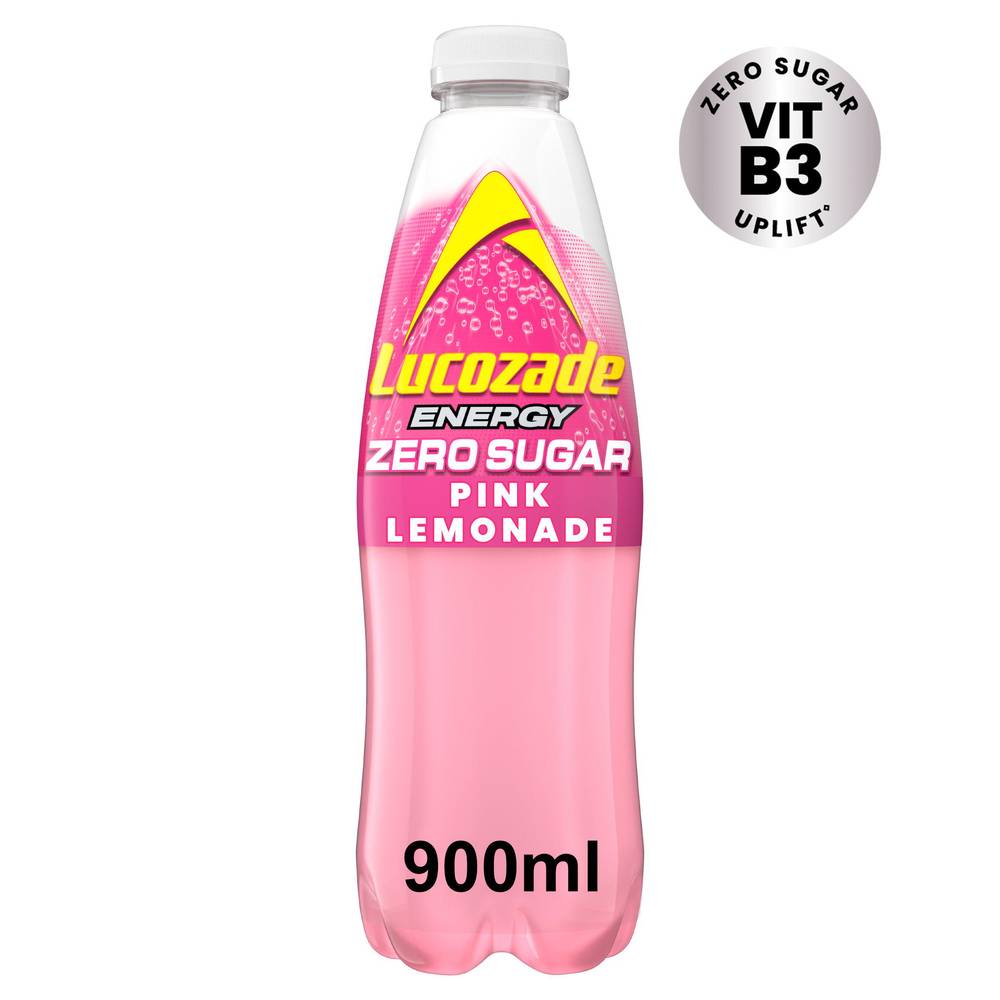 Lucozade Energy Zero Pink 900ml