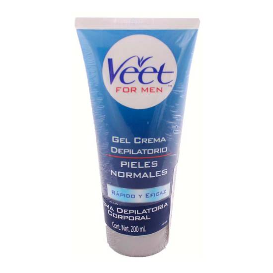 For Men Crema Depilatoria Pieles Normales, 200 ml - veet