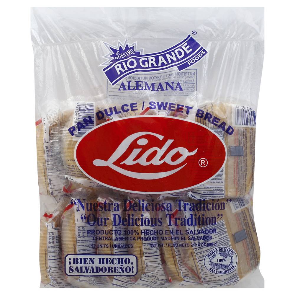 Rio Grande Alemana Sweet Bread (21.14 oz, 12 ct)