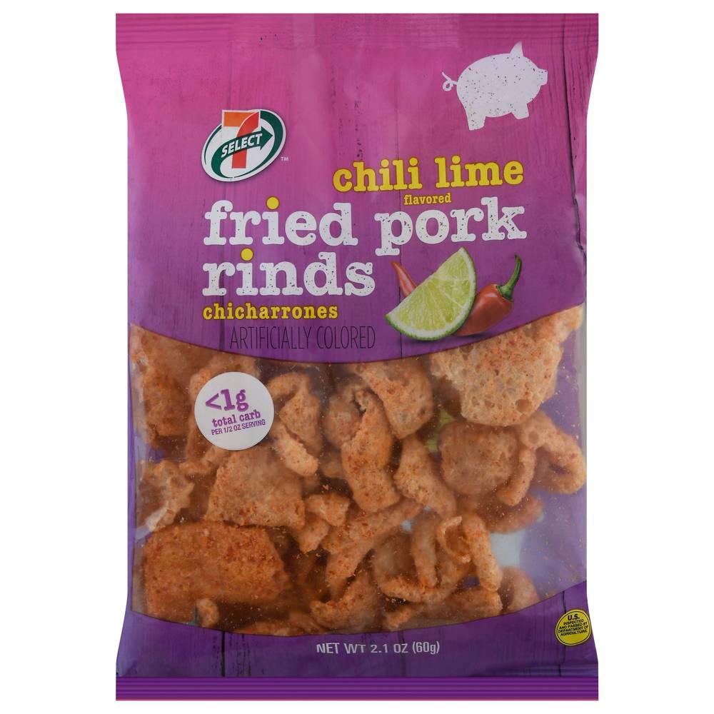 7-Select Chili Lime Flavored Chicharrones (2.1 oz)