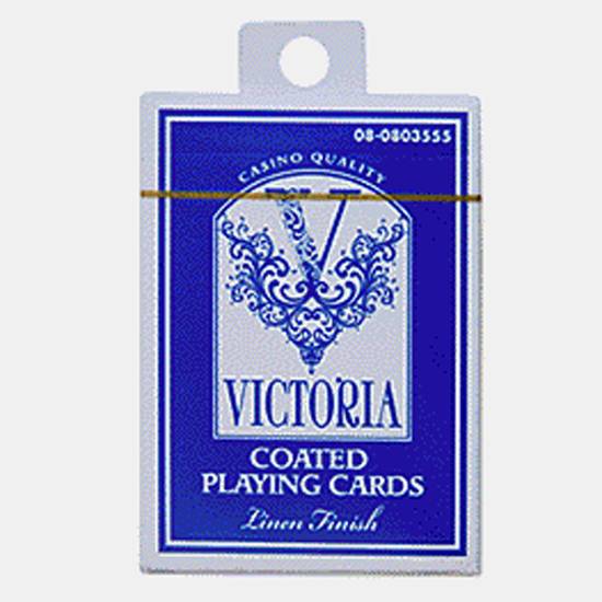Victoria Coated Playing Cards (Assorted Colours) (##)