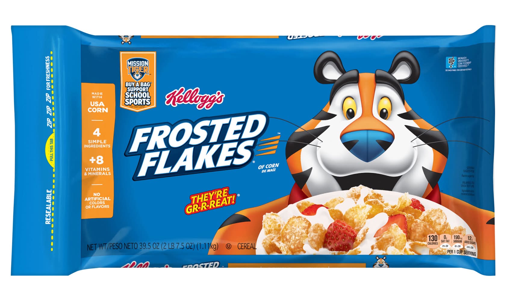 Frosted Flakes Original Cereal (39.5 oz)