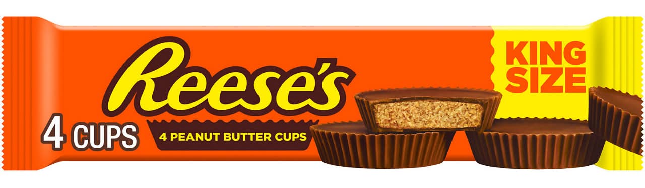 REESE'S Milk Chocolate King Size Peanut Butter Cups