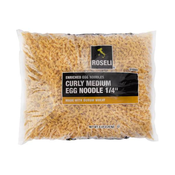 Roseli Curly Egg Noodle, Medium (5 lbs)