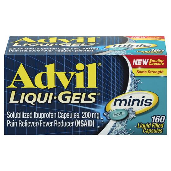 Advil Liquid Gel Mini 160 (160 capsules)