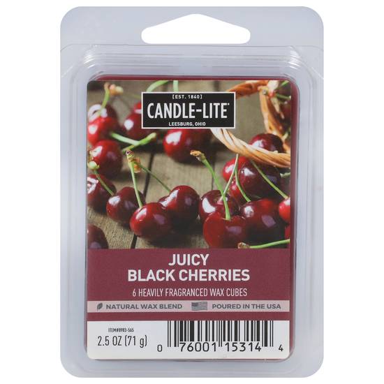 Candle-Lite Juicy Black Cherries Wax Cubes (6 ct)