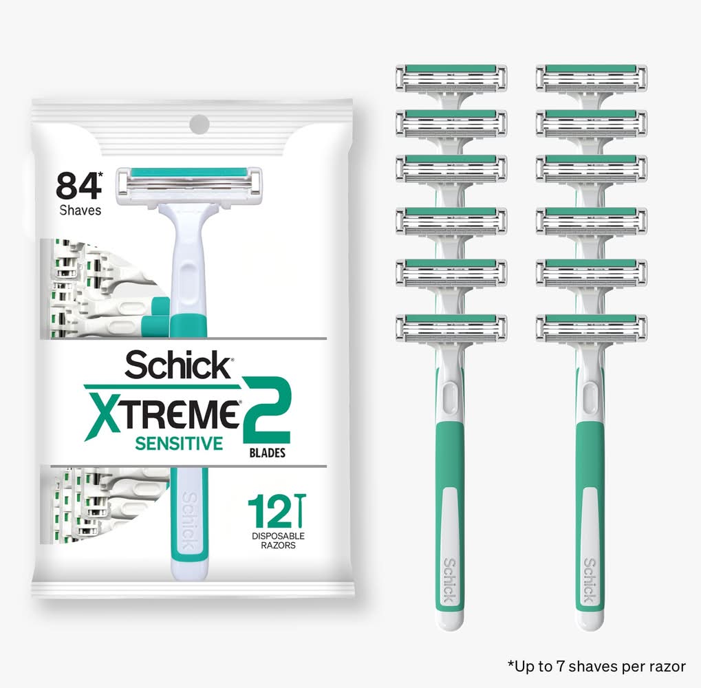 Schick Xtreme2 Sensitive Disposable Razor (3.2 oz)