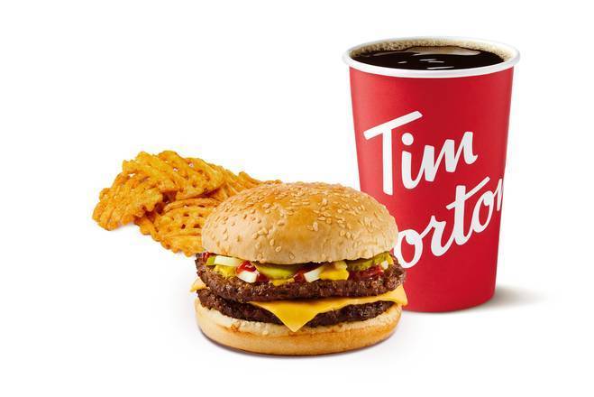 Tims® Double Cheeseburger Meal