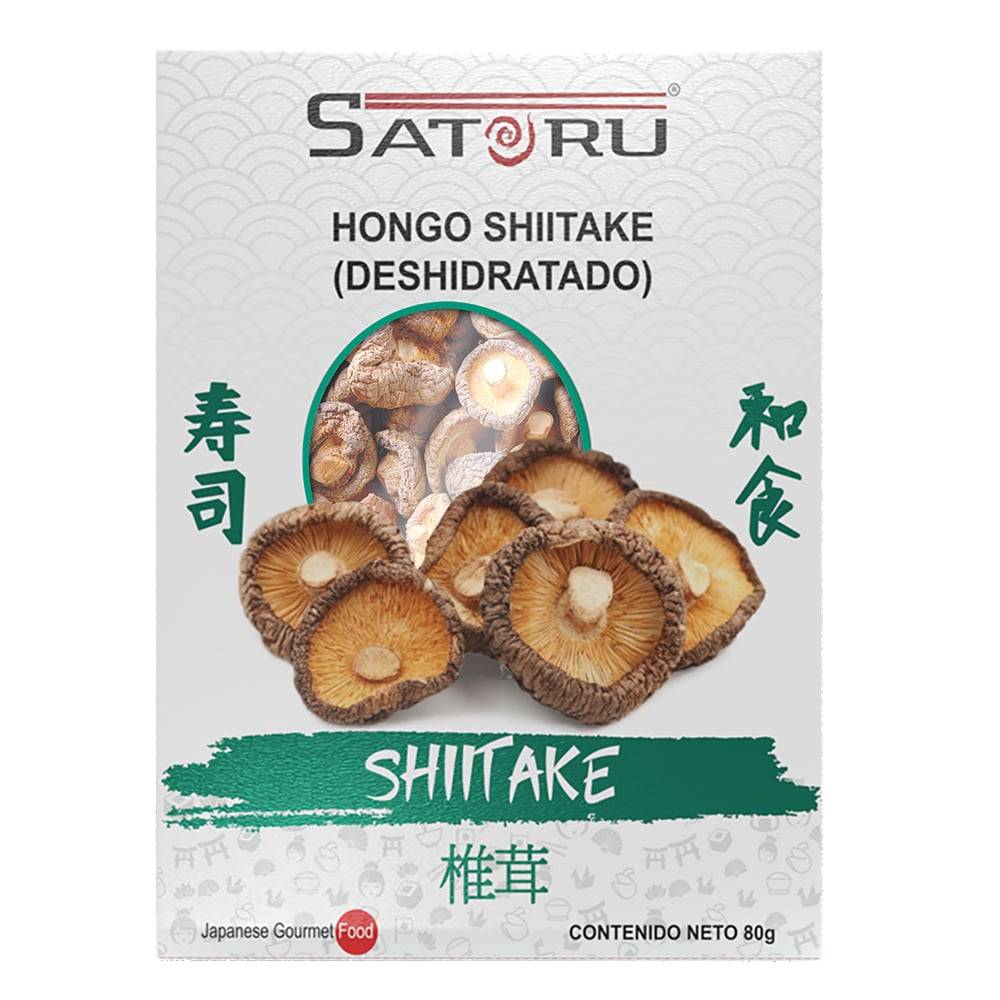 Satoru hongo shiitake deshidratado (caja 80 g)