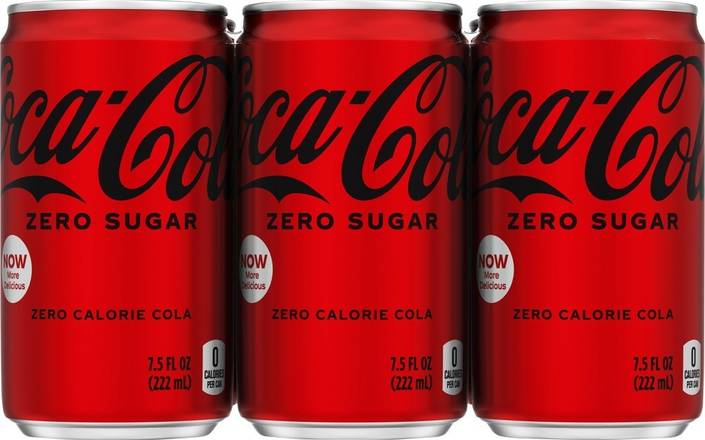 Coca-Cola · Mini Zero Sugar Soda (6 x 7.5 fl oz)