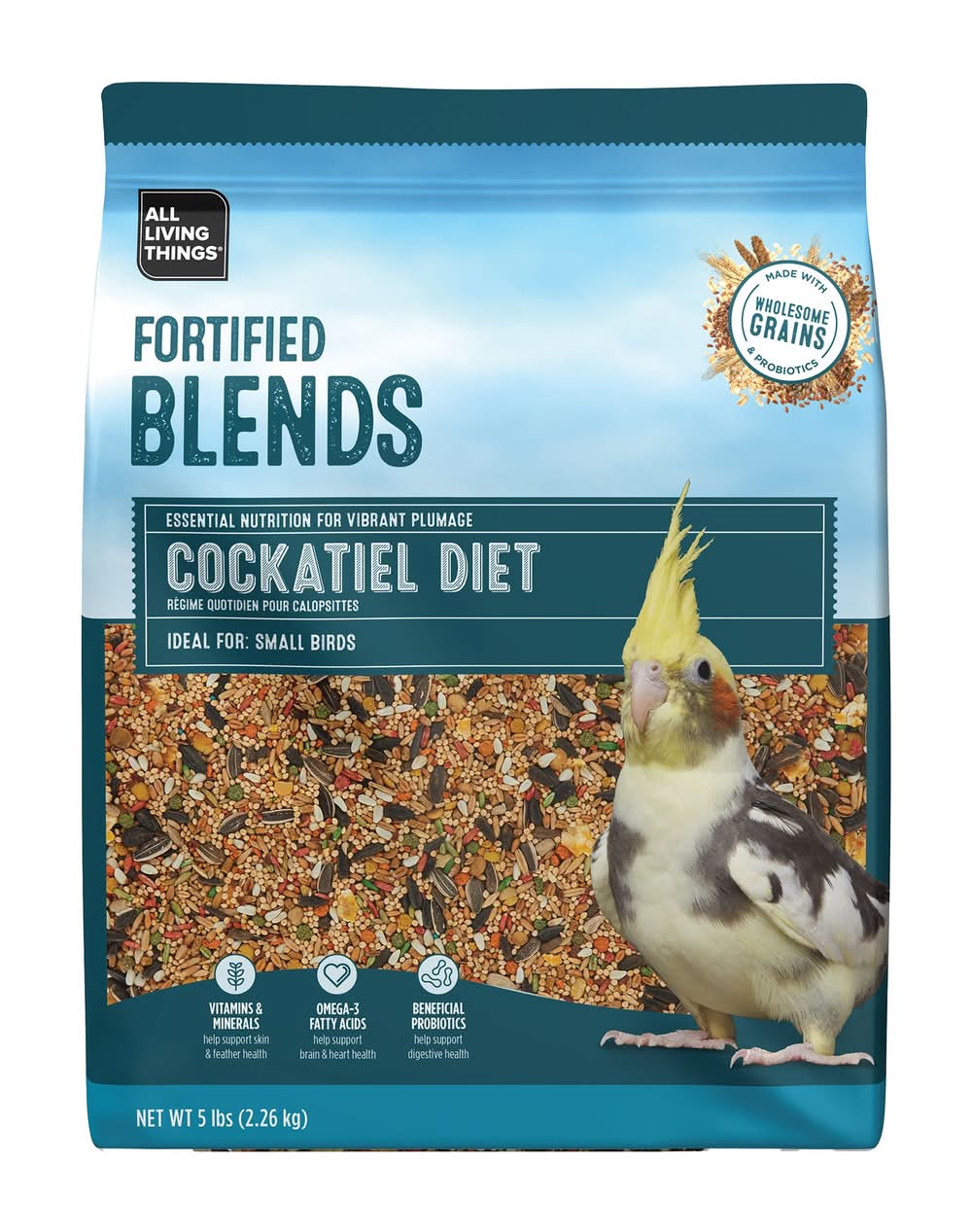 All Living Things® Cockatiel Seed Food (Size: 5 Lb)