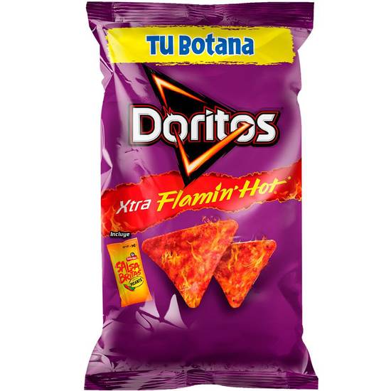 Doritos nachos xtra flaming hot (bolsa 82 g)