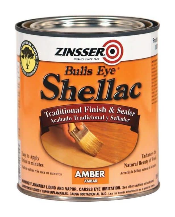 Zinsser 1 Qt. Amber Shellac Traditional Finish And Sealer