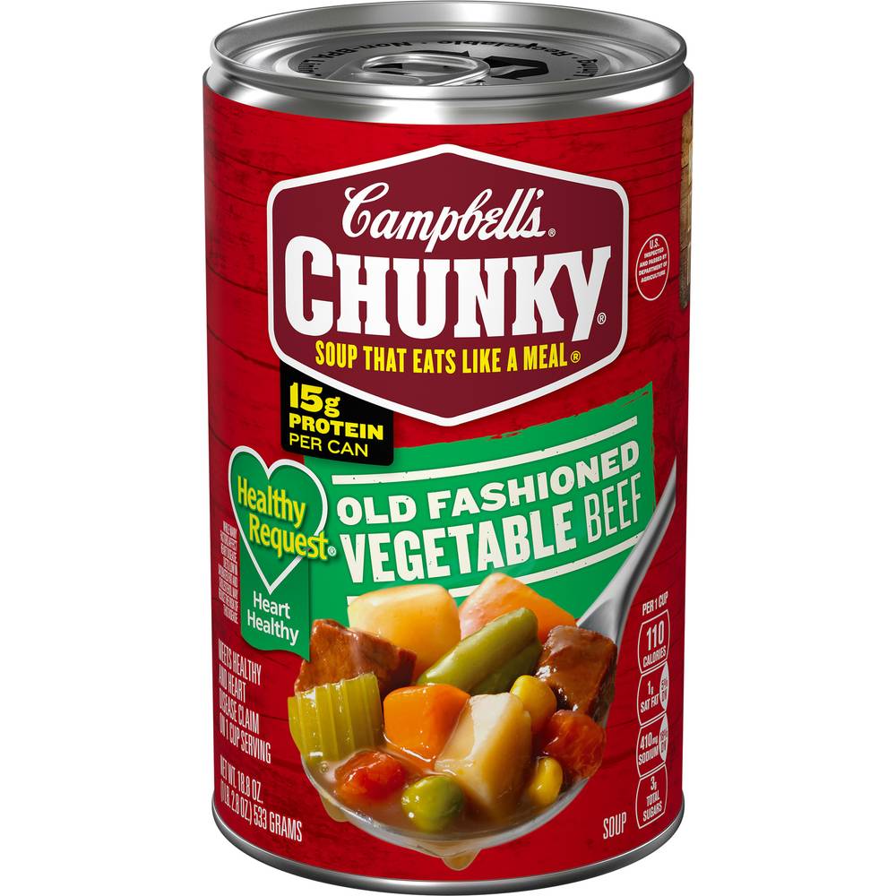 Campbell's Chunky Old Fashioned Vegetable Beef Soup (1.18 lbs)