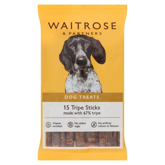 Waitrose Tripe Sticks Dog Treats (15 ct)