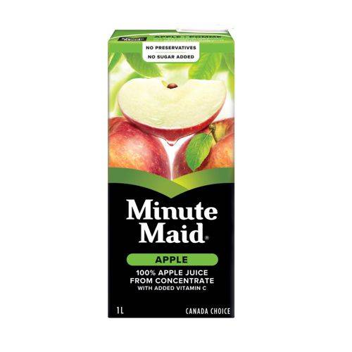 Minute maid jus de pomme à base de concentré (1°l) - apple juice from concentrate (1 l)