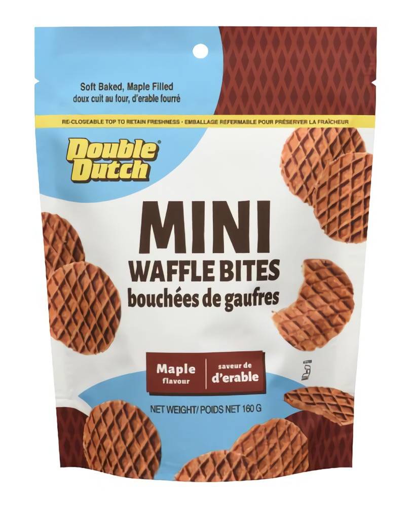Double Dutch Maple Filled Mini Waffle Bites (160 g)