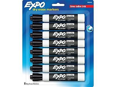 Expo Dry-Erase Marker, Black (8 ct)