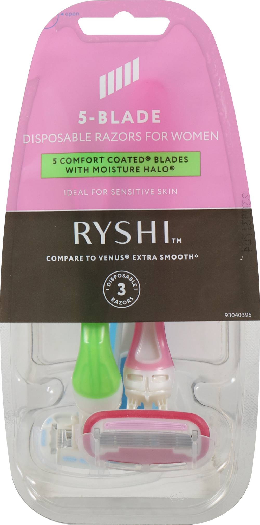 Ryshi Women's 5 Blade Disposable Razors (3 ct)