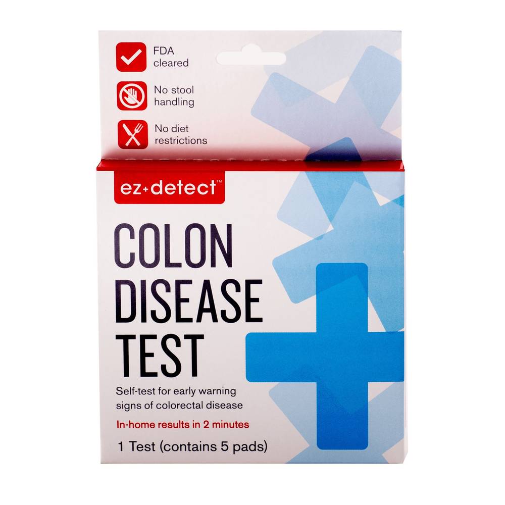 Ez Detect Home Test For Early Warning Signs Of Colorectal Disease