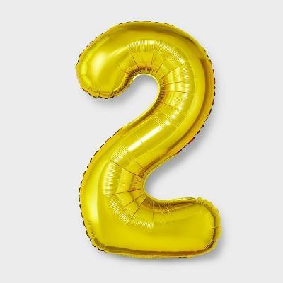 34" Number 2 Foil Balloon - Spritz™