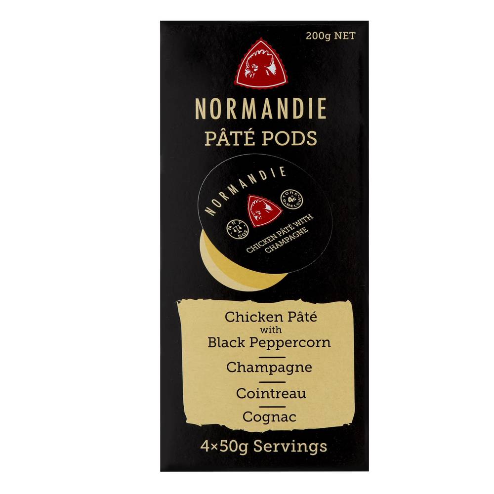 Normandie Mixed Pate Pods (200g, 4 pack)