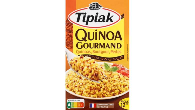 Tipiak Quinoa gourmand boulgour perles La boîte de 400 g