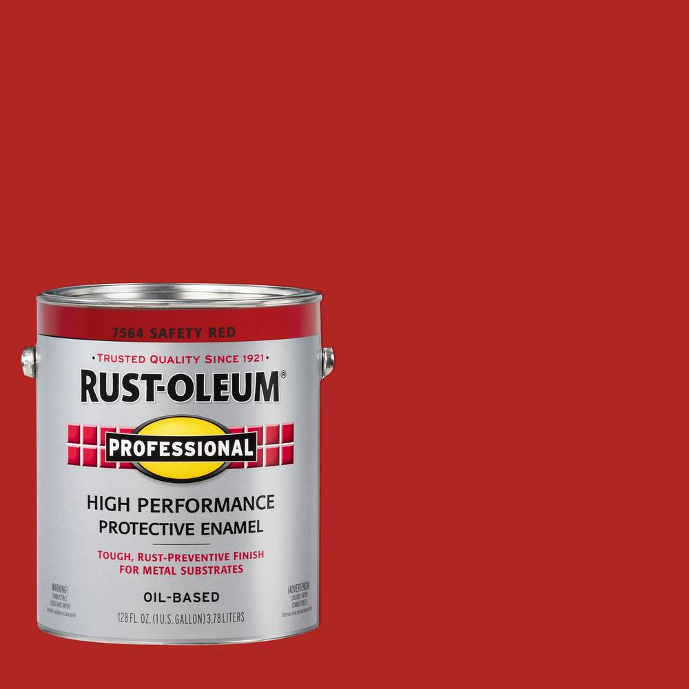 Rust-Oleum Professional Gloss Safety Red Interior/Exterior Oil-based Industrial Enamel Paint (1-Gallon) | 7564402