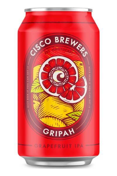 Cisco Brewers Gripah Grapefruit Ipa (12x 12oz cans)