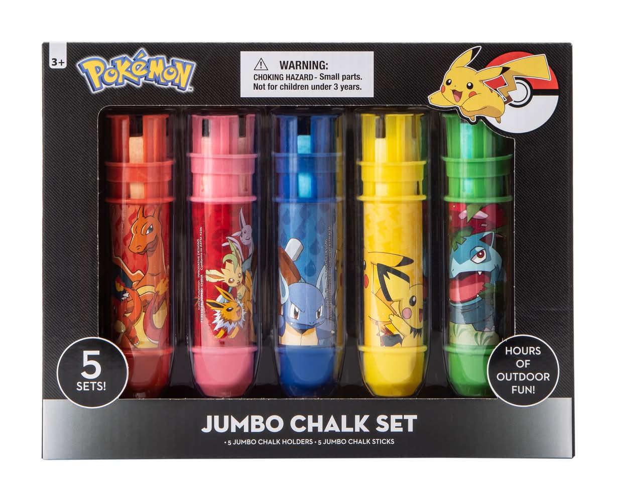 Pokémon™ Jumbo Chalk Set 5-Pack