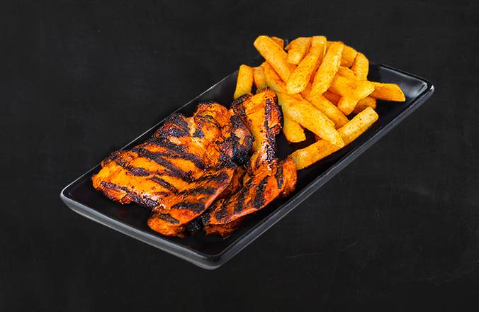 Grilled Achiote Chicken & Fries