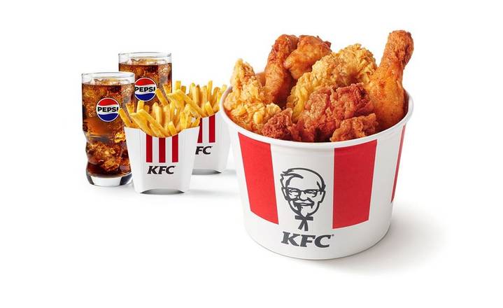 Variety Bucket meal voor 2 L