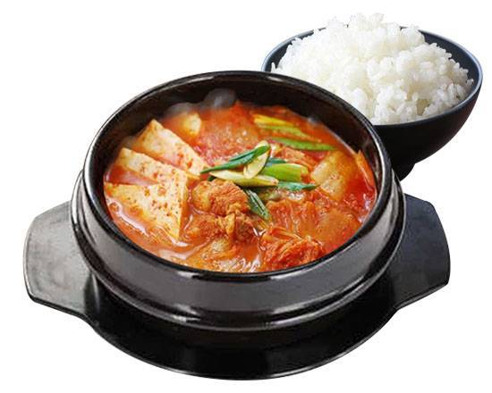キムチチゲ(ライス付き)/김치찌개/Kimchi Stew