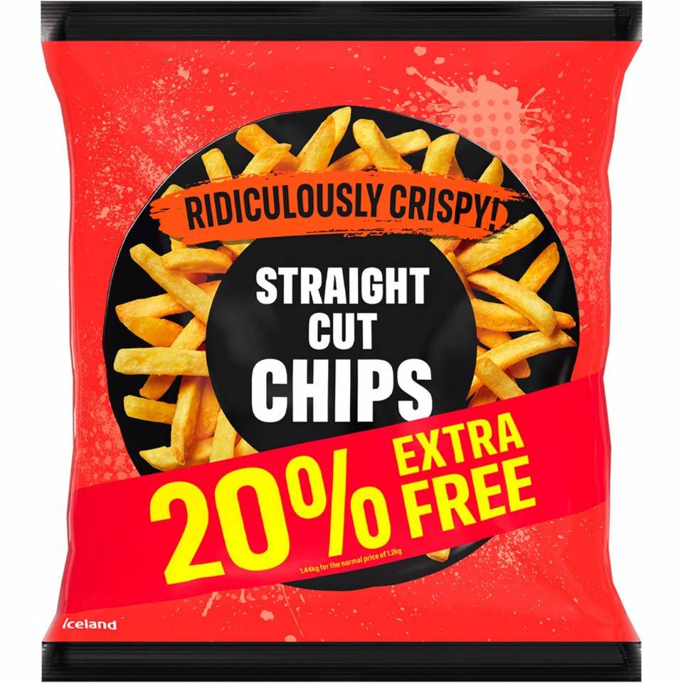 Iceland Ridiculously Crispy Straight Cut Chips