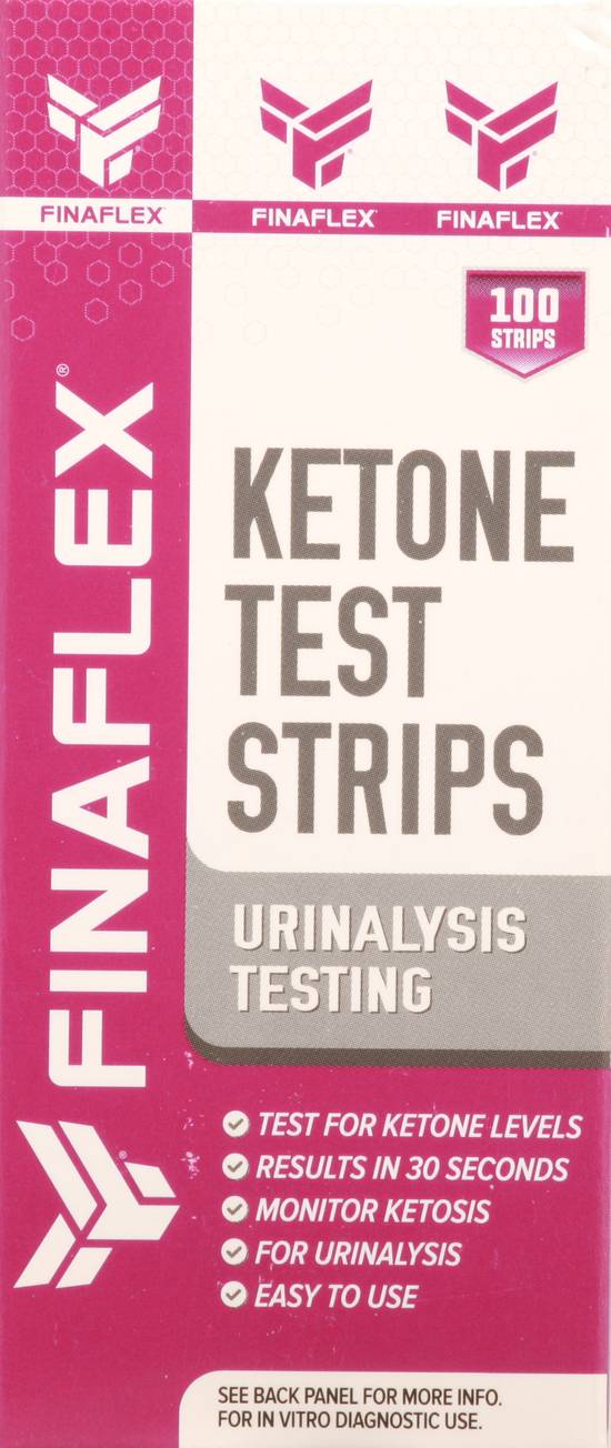 Finaflex Ketone Test Strips For Urinalysis (100 strips)