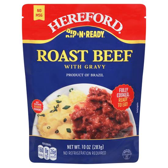 Hereford Rip 'N' Ready Roast Beef With Gravy